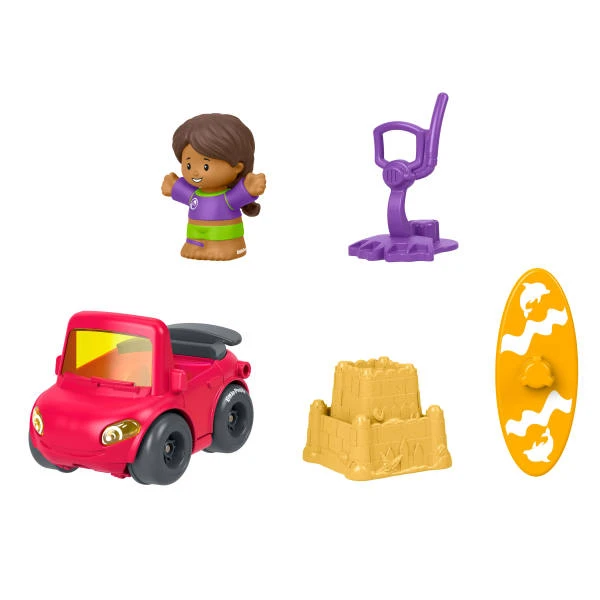 FISHER PRICE LITTLE PEOPLE ΟΧΗΜΑ ΜΕ ΦΙΓΟΥΡΑ & ΑΞΕΣΟΥΑΡ - ΠΑΡΑΛΙΑ