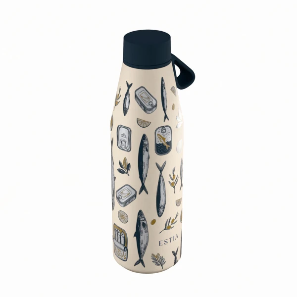 ESTIA HOME ART THERMAL FLASK FLOW SAVE THE AEGEAN 500ml SALT LIFE