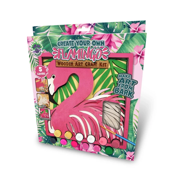 SPLAT PLANET ΞΥΛΙΝΟ ΣΕΤ ΖΩΓΡΑΦΙΚΗΣ FLAMINGO 