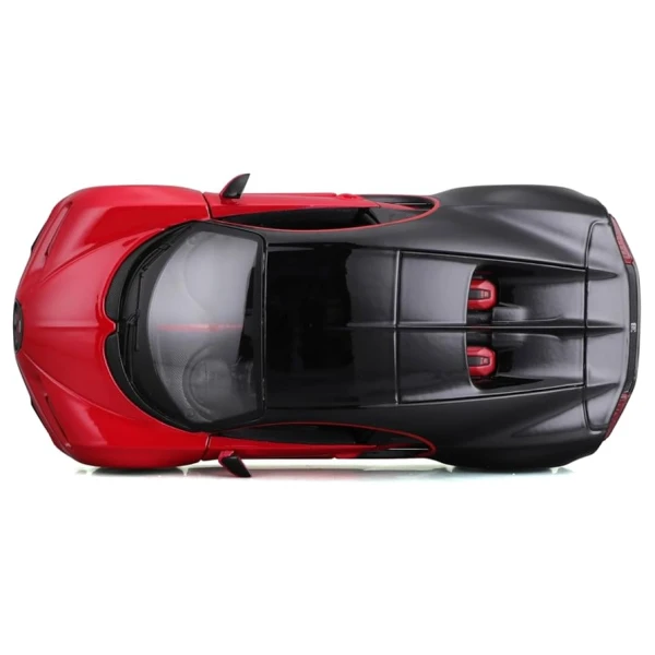 MAISTO 1:24 SPECIAL EDITION BUGATTI CHIRON SPORT BLACK RED