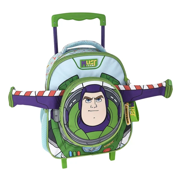 MUST TEAM PRESCHOOL TROLLEY BACKPACK 27X10X31 cm WITH 2 COMPARTMENTS TOY STORY BUZZ