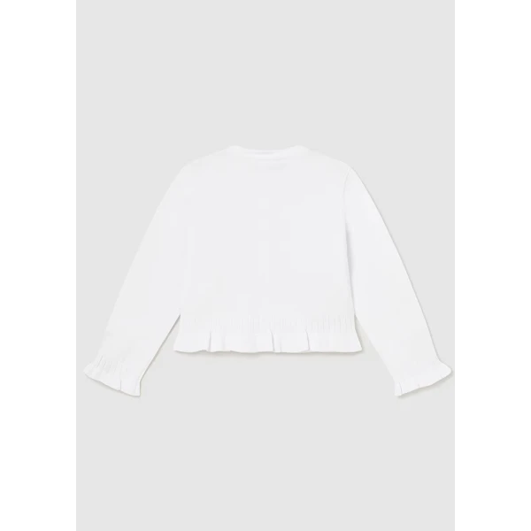 MAYORAL CARDIGAN KNITTED LONG WHITE