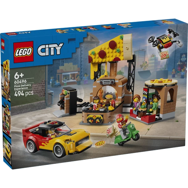LEGO® CITY MY CITY ΕΜΠΕΙΡΙΑ ΠΑΡΑΔΟΣΗΣ ΠΙΤΣΑΣ ΜΕ ΟΧΗΜΑΤΑ
