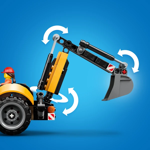 LEGO® CITY GREAT VEHICLES ΚΙΤΡΙΝΟΣ ΕΚΣΚΑΦΕΑΣ-ΦΟΡΤΩΤΗΣ