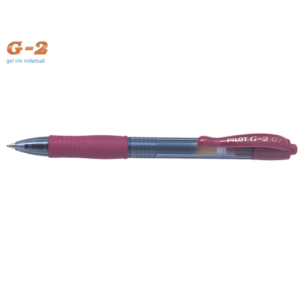 PILOT ΣΤΥΛΟ G-2  0.7 mm ΣΚΟΥΡΟ ΚΟΚΚΙΝΟ