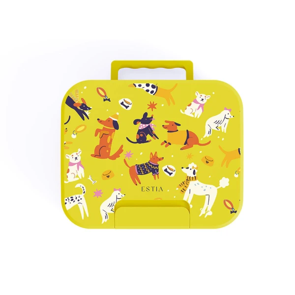 LUNCH BOX SAVE THE AEGEAN 950ml 3 STAINLESS STEEL REMOVABLE COMPARTMENTS PET PARTY
