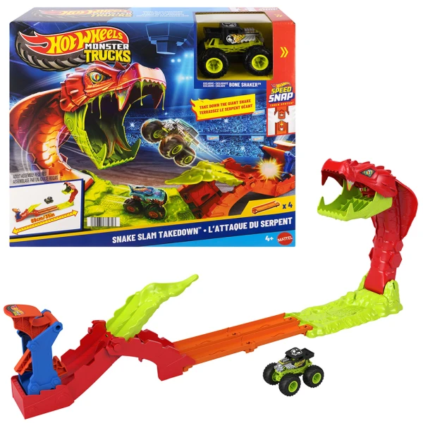 HOT WHEELS MONSTER TRUCKS ΠΙΣΤΑ ΕΠΙΘΕΣΗ ΦΙΔΙΟΥ