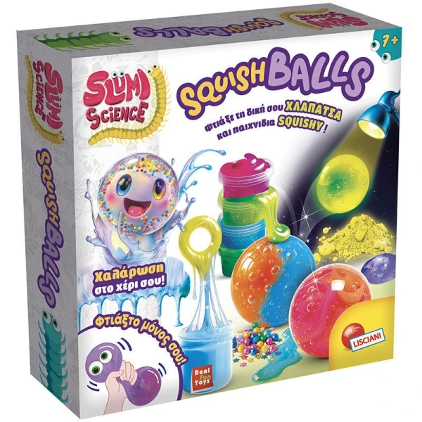 LISCIANI SLUMI SCIENCE SQUISH BALLS