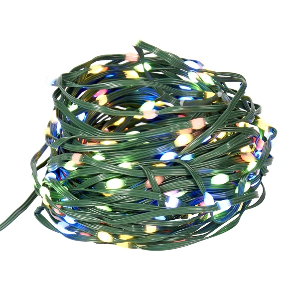 ΦΩΤΑΚΙΑ 200 LED ΠΡΟΓΡΑΜΜΑ ΠΡΑΣΙΝΟ ΚΑΛΩΔΙΟ ΠΟΛΥΧΡΩΜΑ ΘΕΡΜΟ ΦΩΣ