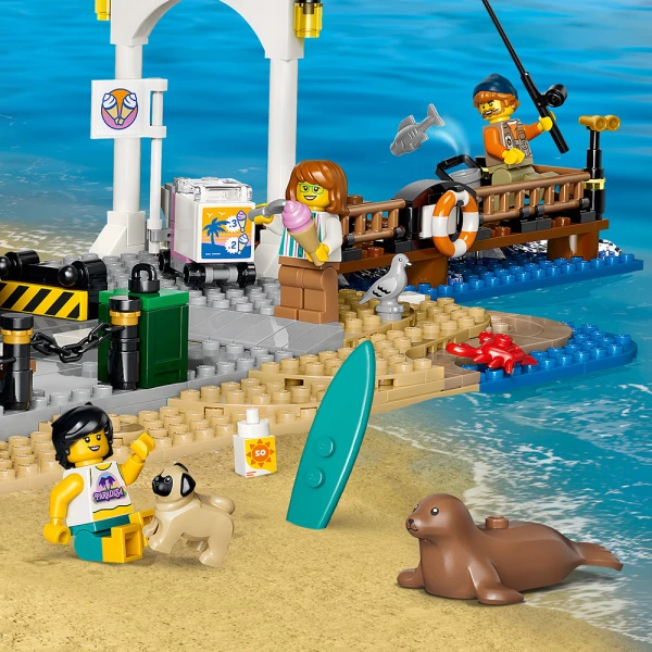LEGO® CITY TRAINS ΚΛΑΣΙΚΟ ΠΑΡΑΘΑΛΑΣΣΙΟ ΤΡΑΜ