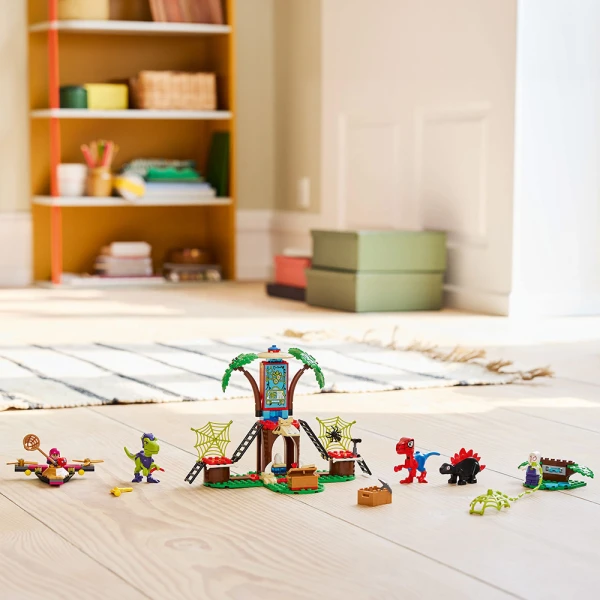 LEGO® MARVEL SPIDEY AND HIS AMAZING FRIENDS ΜΑΧΗ ΜΕ ΡΑΠΤΟΡΕΣ ΣΠΑΙΝΤΙ ΚΑΙ ΓΚΟΜΠΙ ΣΤΟ ΑΡΧΗΓΕΙΟ ΤΟΥ ΔΕΝΤΡΟΣΠΙΤΟΥ