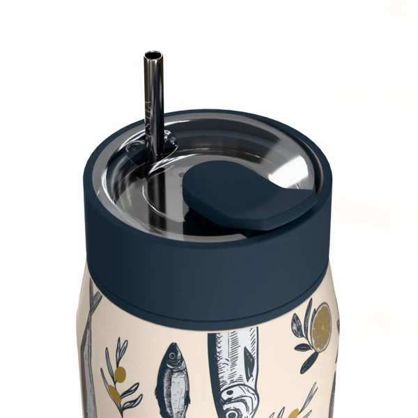ESTIA HOME ART ΘΕΡΜΟΣ LENS SAVE THE AEGEAN 360ml SALT LIFE