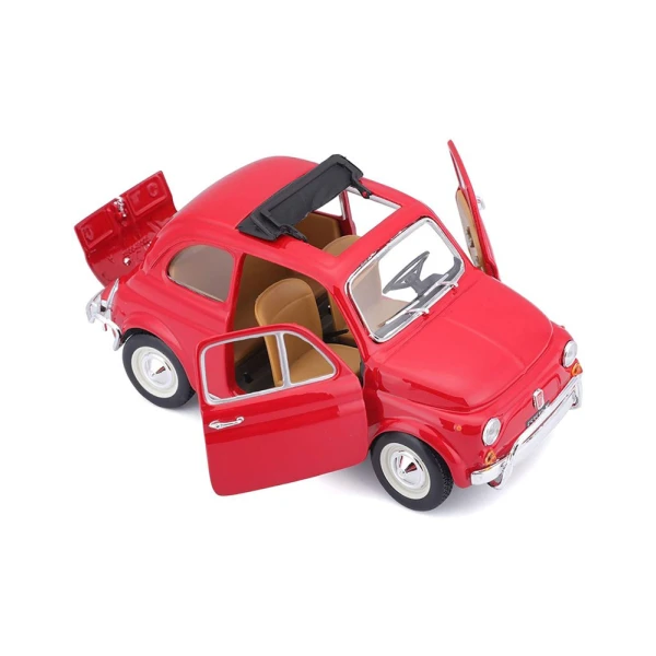 BBURAGO 1:24 FIAT 500L 1968 RED