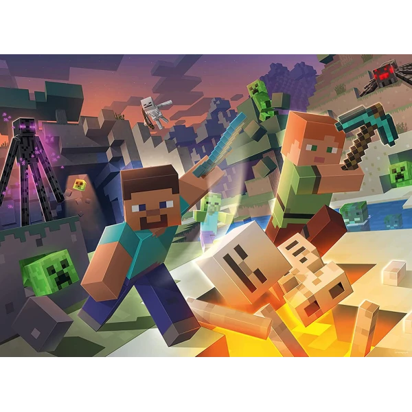 RAVENSBURGER ΠΑΖΛ 100XXL τεμ. MONSTER MINECRAFT