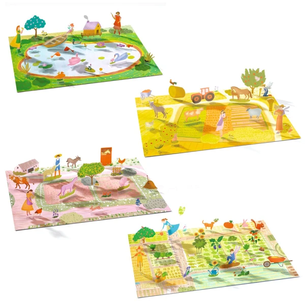 DJECO I CREATE 3D IMAGES WITH STICKERS – VEHICLES