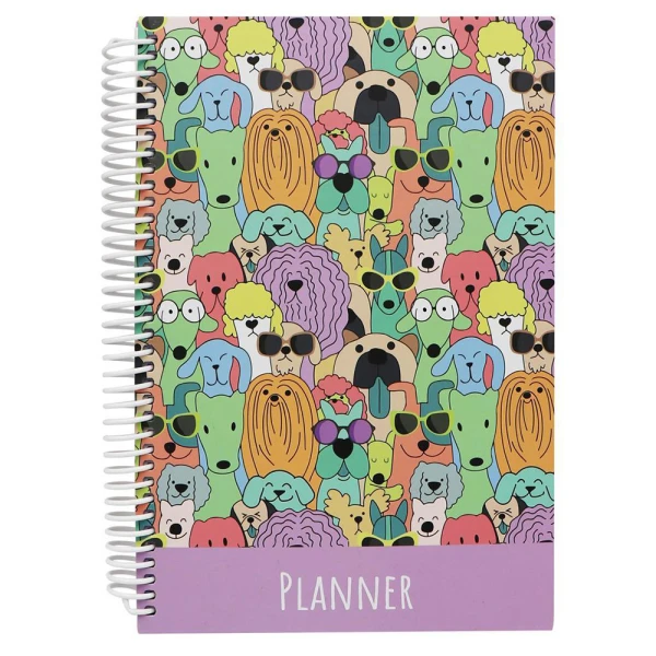 ΣΗΜΕΙΩΜΑΤΑΡΙΟ PLANNER 17X24 εκ. 100 ΦΥΛΛΑ TESORO - 6 ΣΧΕΔΙΑ