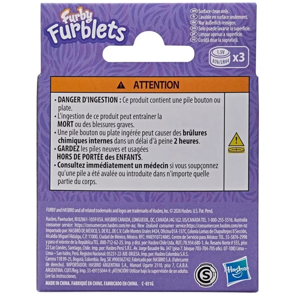 INTERACTIVE FURBY FURBLETS MIN TEE