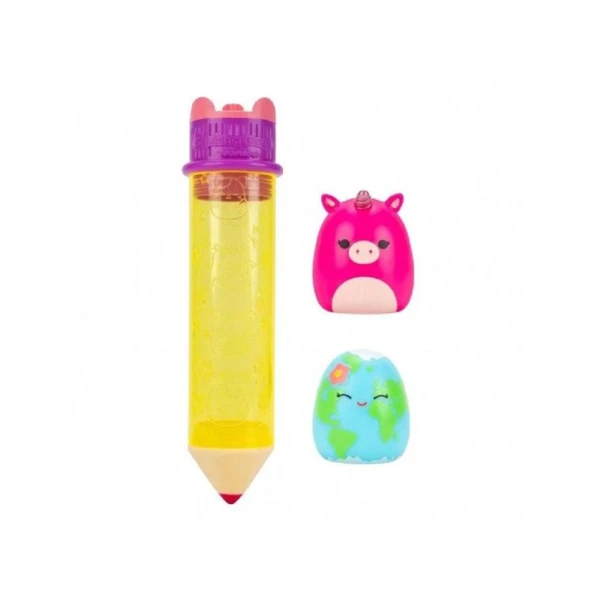 SQUISHMALLOWS SQUISH-A-LONGS SURPRISE PEN-CASE 4 PLACES WITH 2 FIGURES W6