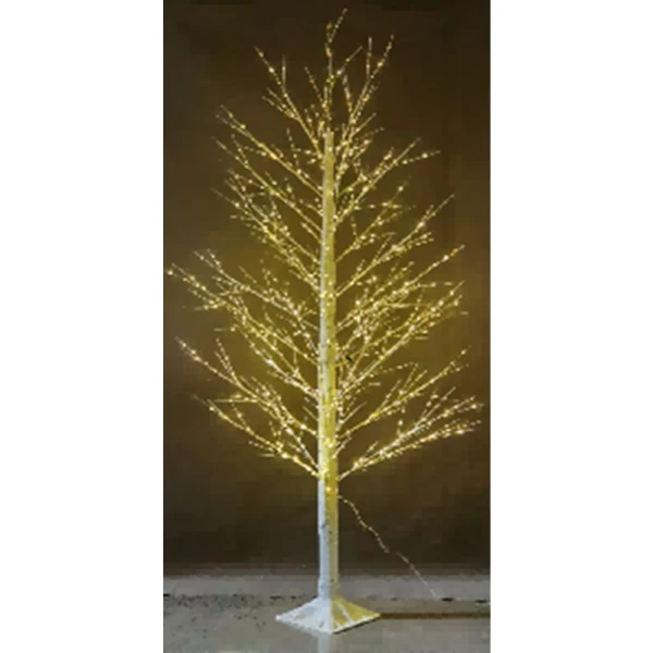 ΛΕΥΚΟ ΦΩΤΙΖΟΜΕΝΟ ΔΕΝΤΡΟ 180 ΕΚ ΜΕ 1000 LED ΛΑΜΠΑΚΙΑ ΘΕΡΜΟ ΛΕΥΚΟ ΣΕ ΛΕΥΚΗ ΜΕΤΑΛΛΙΚΗ ΒΑΣΗ 22Χ22 ΕΚ