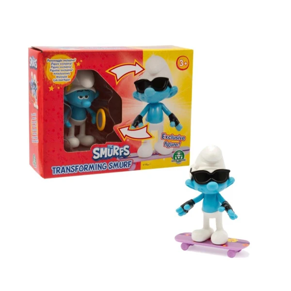 SMURFS - ΣΤΡΟΥΜΦΑΚΙΑ ΦΙΓΟΥΡΕΣ ΜΕΤΑΜΟΡΦΩΣΗΣ 10 εκ. - 3 ΣΧΕΔΙΑ
