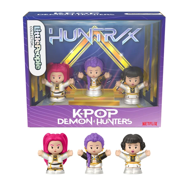 FISHER PRICE LITTLE PEOPLE ΣΕΤ ΜΕ ΣΥΛΛΕΚΤΙΚΕΣ ΦΙΓΟΥΡΕΣ K-POP DEMON HUNTERS HUNTR/X