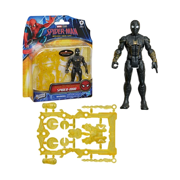MARVEL SPIDER-MAN BRAND NEW DAY FIGURE SPIDERMAN BLACK & GOLD SUIT