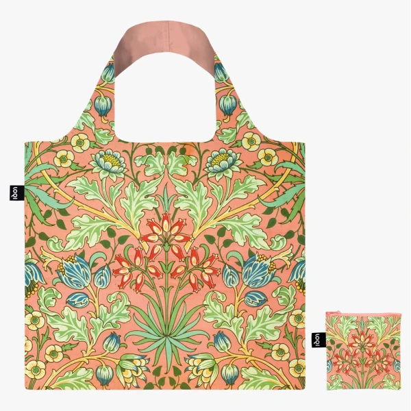 LOQI ΤΣΑΝΤΑ TOTE ΑΝΑΚΥΚΛΩΜΕΝΗ - WILLIAM MORRIS HYACINTH