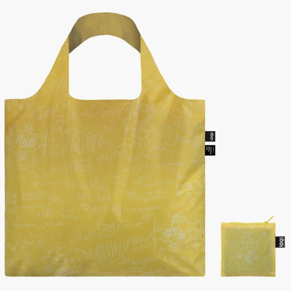 LOQI RECYCLED TOTE BAG - VINCENT VAN GOGH SUNFLOWERS