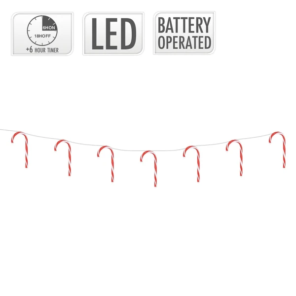 ΓΙΡΛΑΝΤΑ ΜΕ 28 LED ΜΕ ΖΑΧΑΡΩΤΑ 140 εκ.