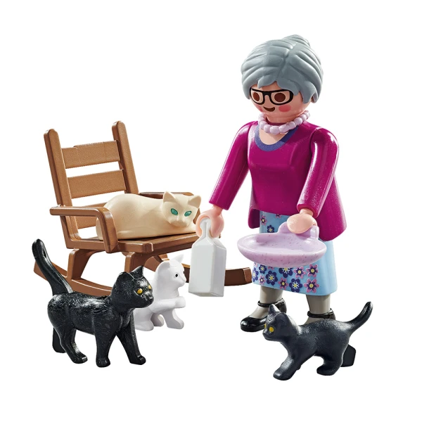 PLAYMOBIL SPECIAL PLUS GRANNY WITH CATS