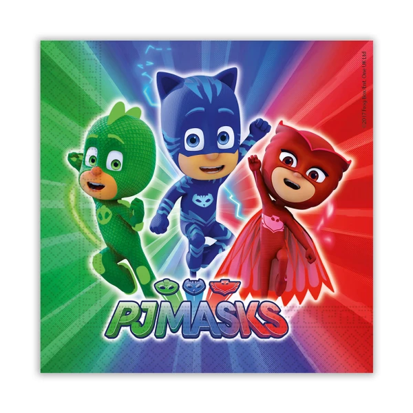 2PLY ΧΑΡΤΟΠΕΤΣΕΤΕΣ 33Χ33 εκ. 20 τεμ. PJ MASKS