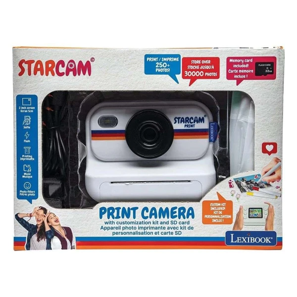 LEXIBOOK ΦΩΤΟΓΡΑΦΙΚΗ ΜΗΧΑΝΗ STARCAM PRINT