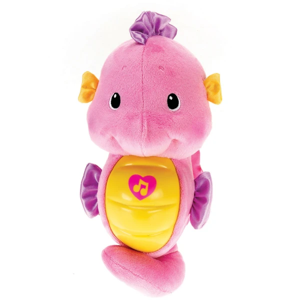 FISHER PRICE SOOTHE AND GLOW SEAHORSE PINK