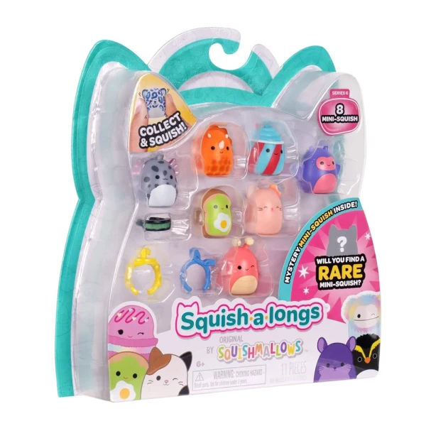 SQUISH-A-LONGS SQUISHMALLOWS ΣΕΤ 8 τεμ. W6 ΦΙΓΟΥΡΕΣ & ΑΞΕΣΟΥΑΡ