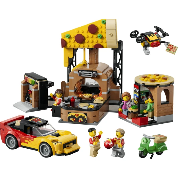 LEGO® CITY MY CITY PIZZA DELIVERY EXPERIENCE WITH VEHICLES