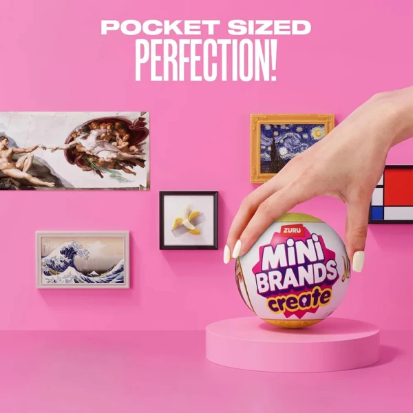 ZURU MINI BRANDS MASTERPIECES SERIES 1 ΠΑΙΧΝΙΔΙ ΜΙΝΙΑΤΟΥΡΑ ΣΥΛΛΕΚΤΙΚΟ ΕΚΠΛΗΞΗ 