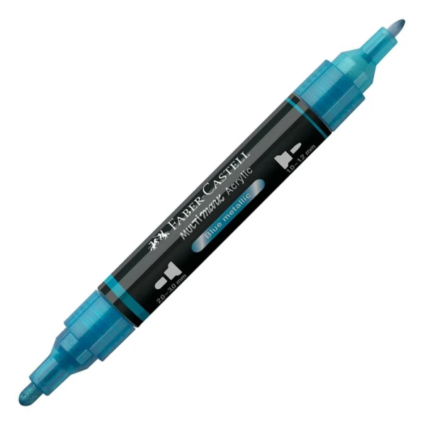 FABER-CASTELL ΑΚΡΥΛΙΚΟΣ ΜΑΡΚΑΔΟΡΟΣ MULTIMARK ΧΡΩΜΑ 292 BLUE METALLIC