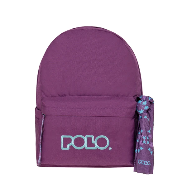 POLO 2026 ΣΑΚΙΔΙΟ ORIGINAL DOUBLE SCARF ΜΕΛΙΤΖΑΝΙ-ΤΥΡΚΟΥΑΖ
