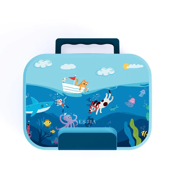 ΦΑΓΗΤΟΔΟΧΕΙΟ SAVE THE AEGEAN 750ml 2 ΑΠΟΣΠΩΜΕΝΕΣ ΘΗΚΕΣ OCEAN PLAY
