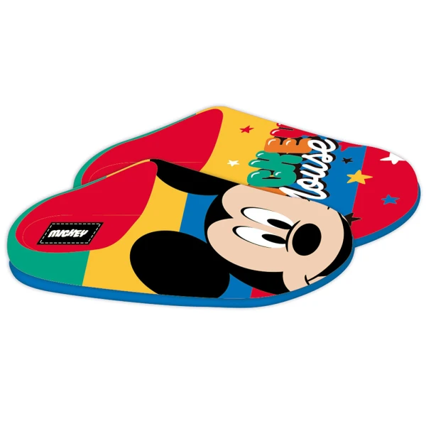 KIDS SLIPPERS WITH HARD SOLE - MICKEY