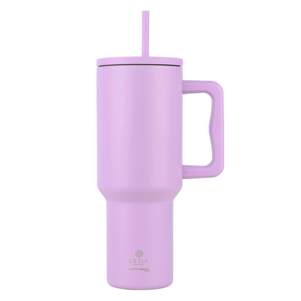 ESTIA HOME ART ΠΟΤΗΡΙ XL 1200ml ΜΕ ΚΑΛΑΜΑΚΙ - LAVENDER PURPLE