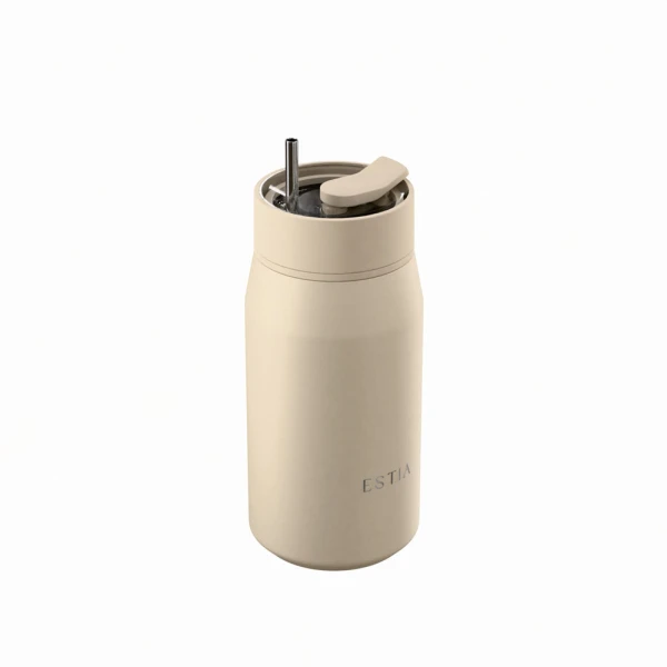ESTIA HOME ART THERMOS LENS SAVE THE AEGEAN 360ml DUNE