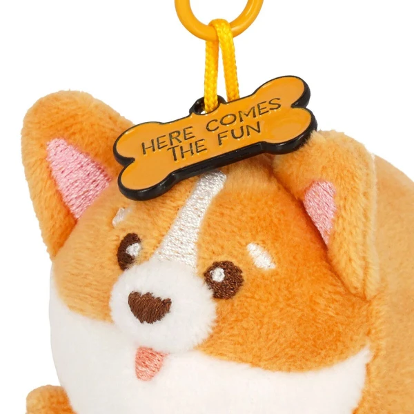 LEGAMI KEY RING SUPER SOFT PLUSH CORGI