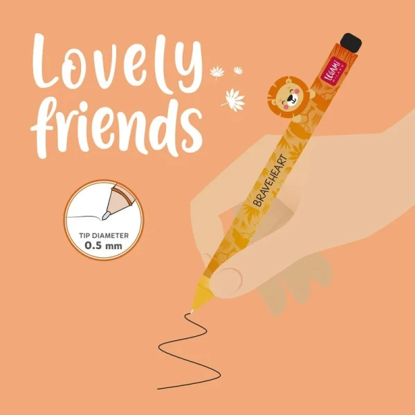 LEGAMI GEL ΣΤΥΛΟ ΜΕ ΖΩΑΚΙ LOVELY FRIENDS - LION