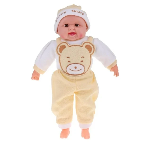 LARGE BABY 50cm FOR STROLLER WITH SOUNDS IN GREEK - VARIOUS COLORS