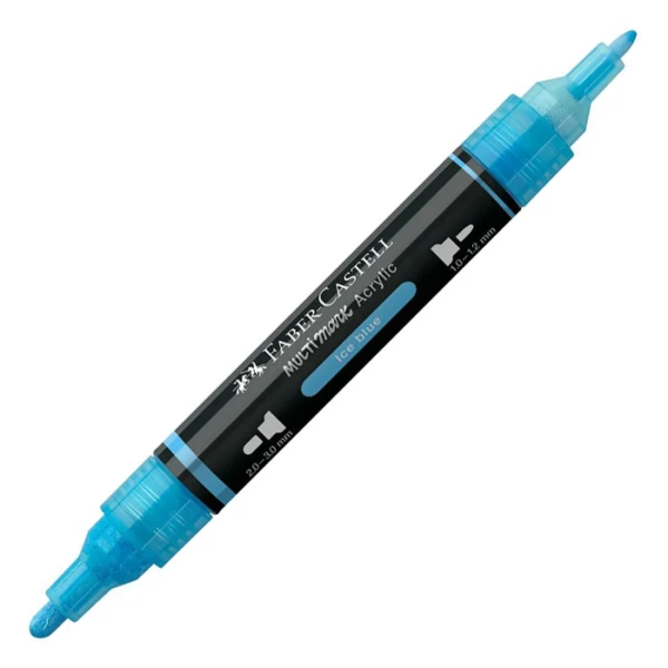 FABER-CASTELL ΑΚΡΥΛΙΚΟΣ ΜΑΡΚΑΔΟΡΟΣ MULTIMARK ΧΡΩΜΑ 148 ICE BLUE