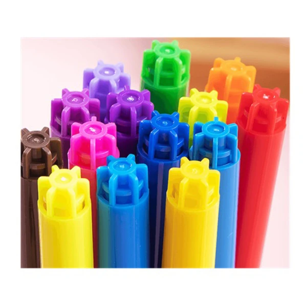 DELI WASHABLE COLORUN MARKERS 12 COLOURS 1-1.2mm