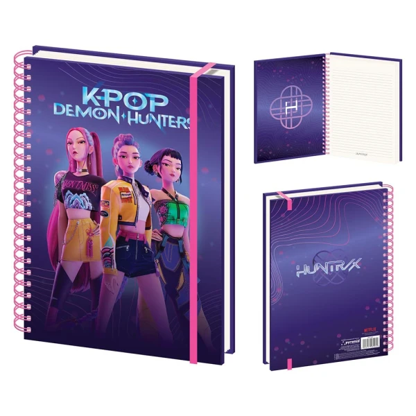 K-POP DEMON HUNTERS HUNTRIX A4 NOTEBOOK