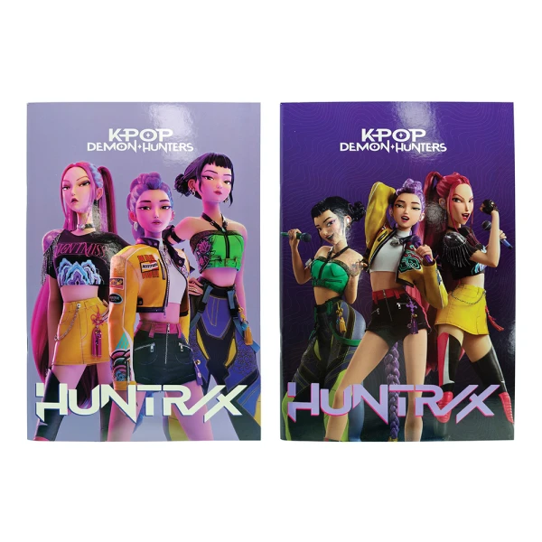 ΤΕΤΡΑΔΙΟ ΚΑΡΦΙΤΣΑ 17X25 εκ. 40 ΦΥΛΛΑ K-POP DEMON HUNTERS - 2 ΣΧΕΔΙΑ