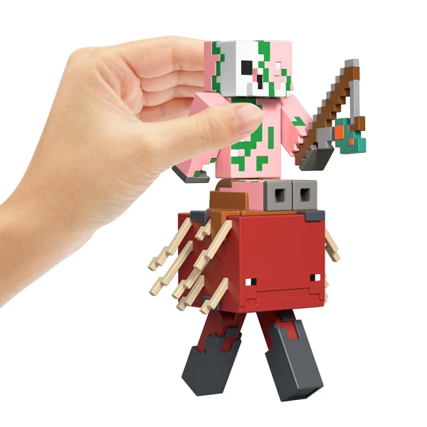 MINECRAFT ΣΕΤ 2 ΦΙΓΟΥΡΕΣ - ZOMBIFIED PIGLIN & MINECRAFT STRIDER